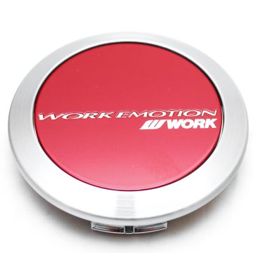 WORK Emotion Centre Cap (Flat Type / Red Finish)