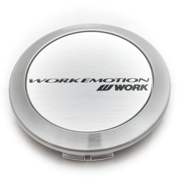 WORK Emotion Centre Cap (Flat Type / Silver Finish)