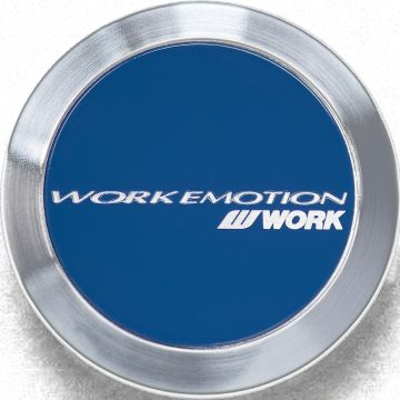 WORK Emotion Centre Cap (Flat Type / Blue Finish)