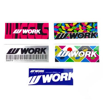 WORK Wheels Hella Stickers