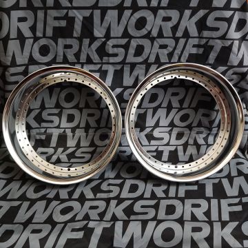 Pair of Work CR3P / VSXX 18" 4.5 inch full reversed polished replacement lips